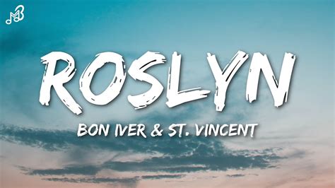 roslyn lyrics|roslyn lyrics meaning.